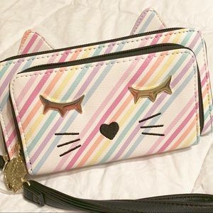 Betsey Johnson Cat Wristlet NWOT